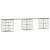 Bancă de grădină, design gabion, 203x31x42cm, lemn masiv de pin GartenMobel Dekor
