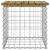 Bancă grădină, design gabion, 43x44x42 cm, lemn pin impregnat GartenMobel Dekor
