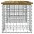 Bancă grădină, design gabion, 203x44x42 cm, lemn pin impregnat GartenMobel Dekor