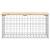 Bancă de grădină, design gabion, 83x31,5x42 cm, lemn masiv pin GartenMobel Dekor
