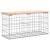 Bancă de grădină, design gabion, 83x31,5x42 cm, lemn masiv pin GartenMobel Dekor