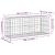 Bancă de grădină, design gabion, 103x31,5x42 cm, lemn masiv pin GartenMobel Dekor