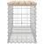 Bancă de grădină, design gabion, 103x31,5x42 cm, lemn masiv pin GartenMobel Dekor