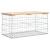 Bancă de grădină, design gabion, 83x44x42 cm, lemn masiv de pin GartenMobel Dekor