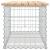 Bancă de grădină, design gabion, 83x44x42 cm, lemn masiv de pin GartenMobel Dekor