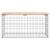 Bancă de grădină, design gabion, 83x44x42 cm, lemn masiv de pin GartenMobel Dekor