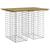 Bancă grădină, design gabion, 100x70x72 cm, lemn pin impregnat GartenMobel Dekor