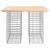 Bancă de grădină, design gabion, 100x102x72cm, lemn masiv pin GartenMobel Dekor