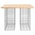 Bancă de grădină, design gabion, 100x102x72cm, lemn masiv pin GartenMobel Dekor