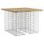 Bancă grădină, design gabion, 100x102x72 cm, lemn pin impregnat GartenMobel Dekor