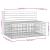 Bancă grădină, design gabion, 103x70x65 cm, lemn pin impregnat GartenMobel Dekor