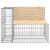 Bancă de grădină design gabion, 92x71x65,5cm, lemn masiv de pin GartenMobel Dekor