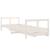 Cadru pat copii cu sertare, alb, 80x200 cm, lemn masiv de pin GartenMobel Dekor