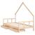 Cadru de pat cu sertare de copii, 90x200 cm, lemn masiv pin GartenMobel Dekor