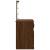 Masă de toaletă cu lumini LED, stejar maro, 90x42x132,5 cm GartenMobel Dekor