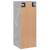 Dulap de perete, gri beton, 34,5x34x90 cm, lemn prelucrat GartenMobel Dekor