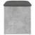 Bancă de depozitare, gri beton, 42x42x45 cm, lemn prelucrat GartenMobel Dekor
