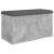Bancă de depozitare, gri beton, 82x42x45 cm, lemn prelucrat GartenMobel Dekor