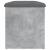 Bancă de depozitare, gri beton, 82x42x45 cm, lemn prelucrat GartenMobel Dekor