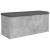 Bancă de depozitare, gri beton, 102x42x45 cm, lemn prelucrat GartenMobel Dekor
