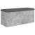 Bancă de depozitare, gri beton, 102x42x45 cm, lemn prelucrat GartenMobel Dekor