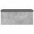 Bancă de depozitare, gri beton, 102x42x45 cm, lemn prelucrat GartenMobel Dekor