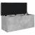 Bancă de depozitare, gri beton, 102x42x45 cm, lemn prelucrat GartenMobel Dekor
