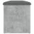 Bancă de depozitare, gri beton, 102x42x45 cm, lemn prelucrat GartenMobel Dekor