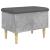 Bancă de depozitare, gri beton, 62x42x46 cm, lemn prelucrat GartenMobel Dekor