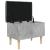 Bancă de depozitare, gri beton, 62x42x46 cm, lemn prelucrat GartenMobel Dekor