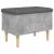 Bancă de depozitare, gri beton, 62x42x46 cm, lemn prelucrat GartenMobel Dekor