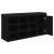 Bancă de pantofi, negru, 102x32x50 cm, lemn prelucrat GartenMobel Dekor