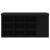 Bancă de pantofi, negru, 102x32x50 cm, lemn prelucrat GartenMobel Dekor