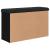 Bancă de pantofi, negru, 82x32x50 cm, lemn prelucrat GartenMobel Dekor