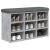 Bancă de pantofi, gri beton, 82x32x50 cm, lemn prelucrat GartenMobel Dekor