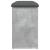 Bancă de pantofi, gri beton, 82x32x50 cm, lemn prelucrat GartenMobel Dekor