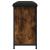 Bancă pantofi cu sertar rabatabil, stejar fumuriu, 62x32x56 cm GartenMobel Dekor