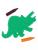 Sabloane pentru desen - Dinozauri PlayLearn Toys