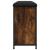 Bancă pantofi cu sertar rabatabil, stejar fumuriu, 82x32x56 cm GartenMobel Dekor