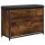 Bancă pantofi cu sertar rabatabil, stejar fumuriu, 82x32x56 cm GartenMobel Dekor