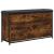 Bancă pantofi cu sertar rabatabil, stejar fumuriu, 102x32x56 cm GartenMobel Dekor