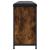 Bancă pantofi cu sertar rabatabil, stejar fumuriu, 102x32x56 cm GartenMobel Dekor