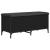 Bancă de depozitare, negru, 102x42x45 cm, lemn prelucrat GartenMobel Dekor