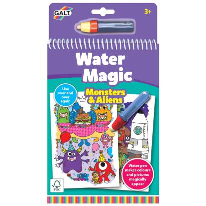 Water Magic: Carte de colorat Monstruleti si extraterestrii PlayLearn Toys
