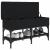 Bancă de pantofi, negru, 82x32x45 cm, lemn prelucrat GartenMobel Dekor
