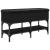 Bancă de pantofi, negru, 82x32x45 cm, lemn prelucrat GartenMobel Dekor