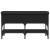 Bancă de pantofi, negru, 82x32x45 cm, lemn prelucrat GartenMobel Dekor