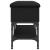 Bancă de pantofi, negru, 82x32x45 cm, lemn prelucrat GartenMobel Dekor
