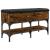 Bancă de pantofi, stejar fumuriu, 82x32x45 cm, lemn prelucrat GartenMobel Dekor
