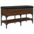 Bancă de pantofi, stejar maro, 82x32x45 cm, lemn prelucrat GartenMobel Dekor